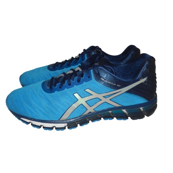 Asics Gel Quantum 180 T5J2N Running Jogging Sneakers Shoes Men\'s 14 Blue Silver main image 5